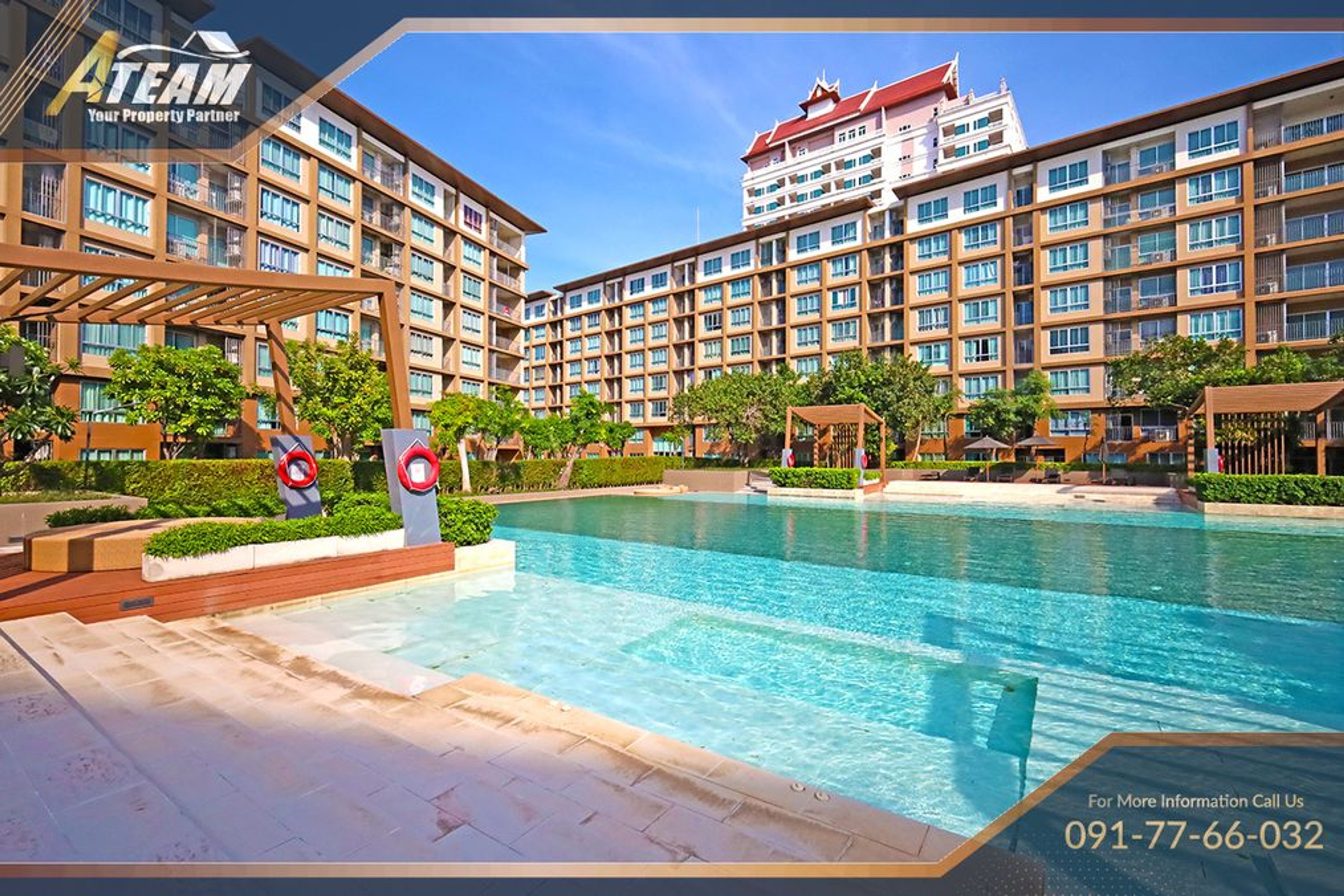 Condo for Sale: 1 Bedroom Baan Thew Lom, Cha-Am thumbnail 3