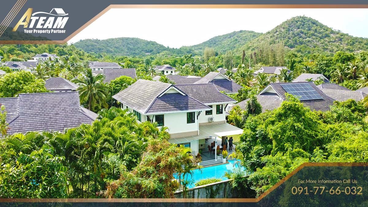 Moutain view 2 story pool villa in the heights 2 Khoa Tao Hua Hin