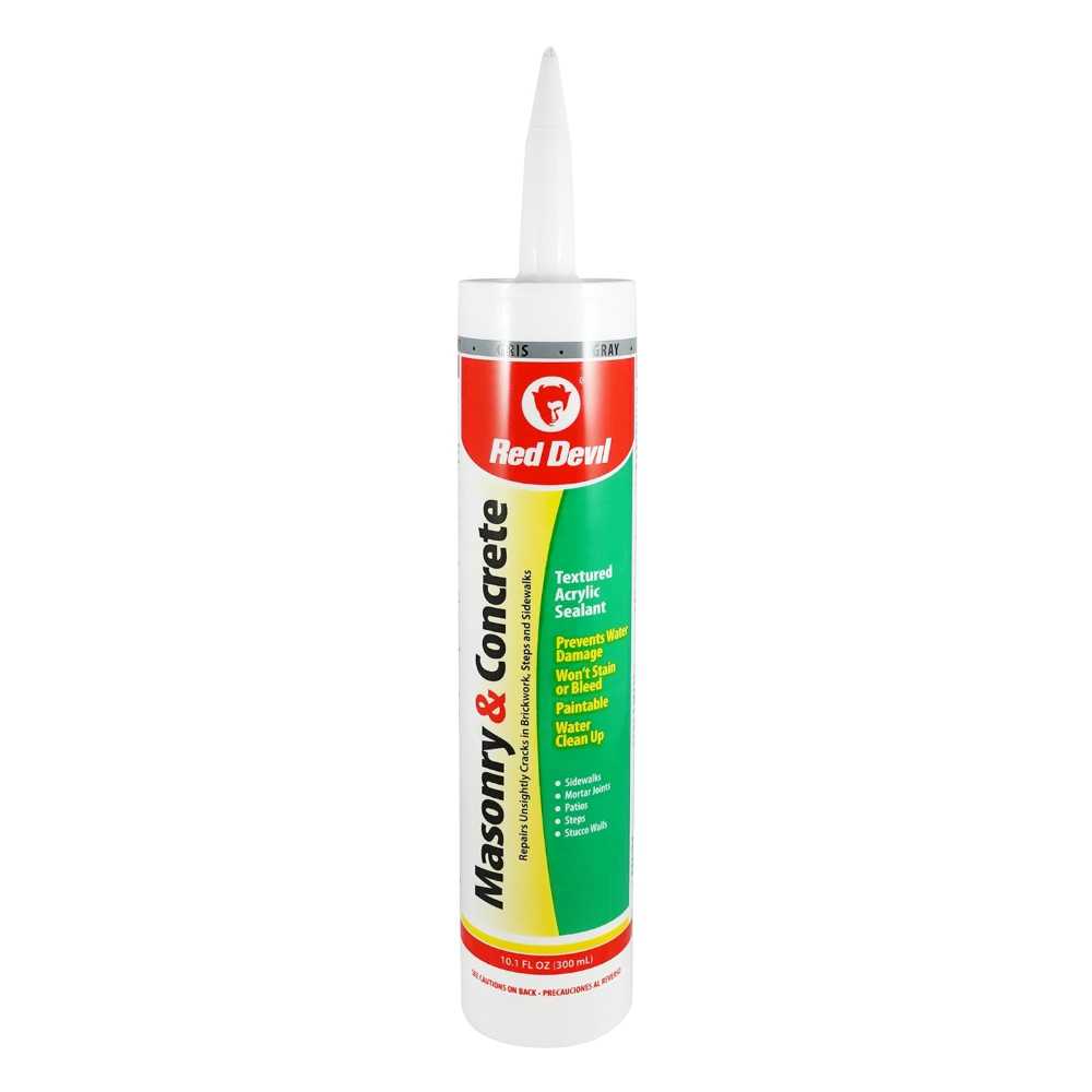 Prime: Red Devil Masonry & Concrete Acrylic Sealant, 10.1 oz.