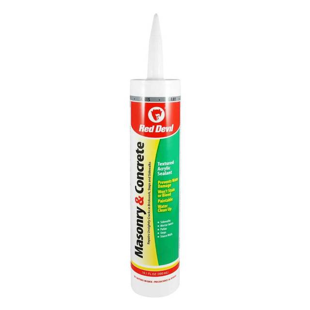 Prime: Red Devil Masonry & Concrete Acrylic Sealant, 10.1 oz.