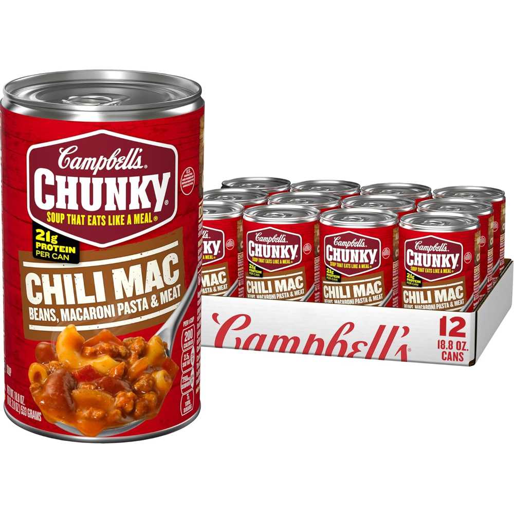 12-Pack Campbell's Chunky Chili Mac, 18.8 oz.