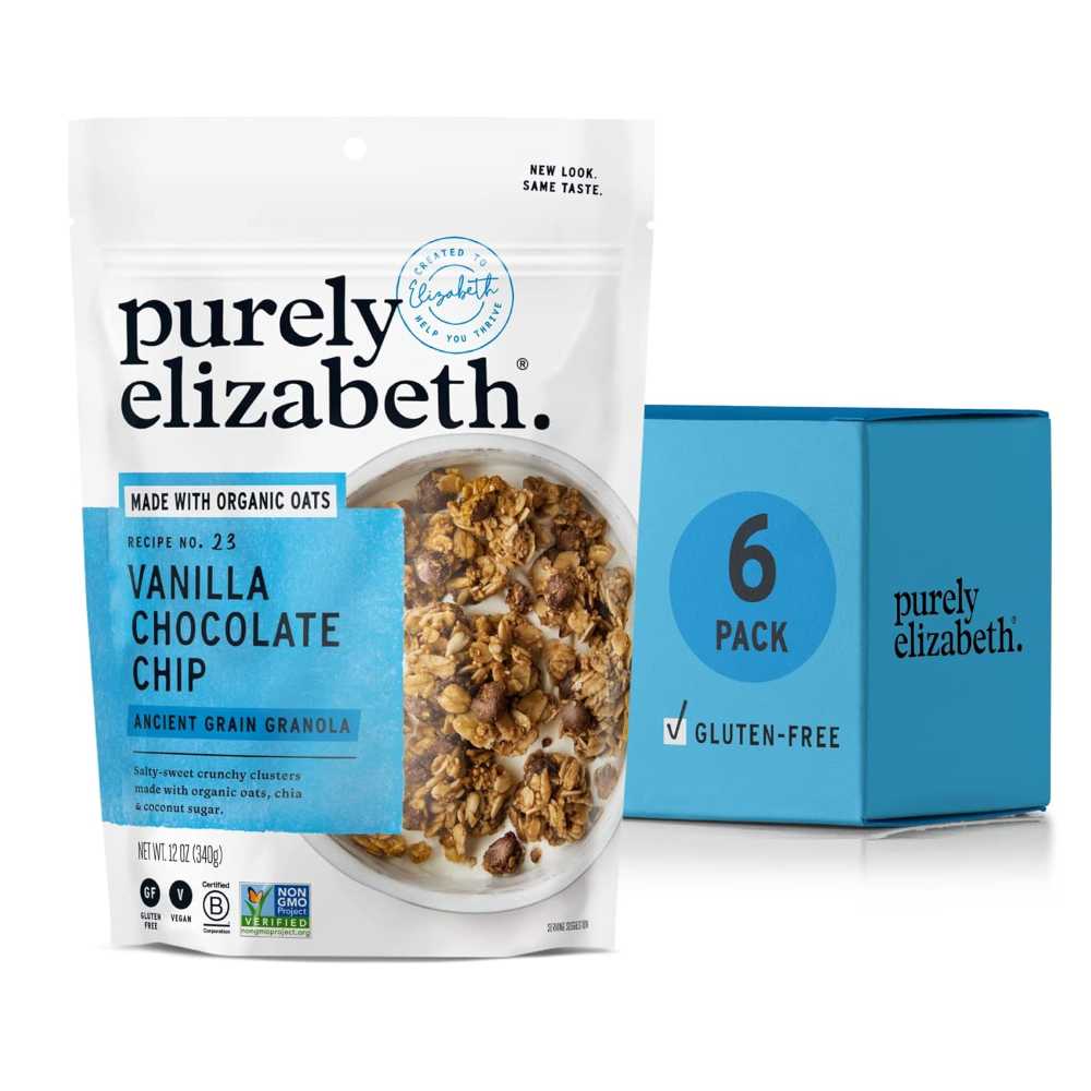 6-Pack Purely Elizabeth Ancient Grain Granola, 12 oz. (Vanilla Chocolate Chip)