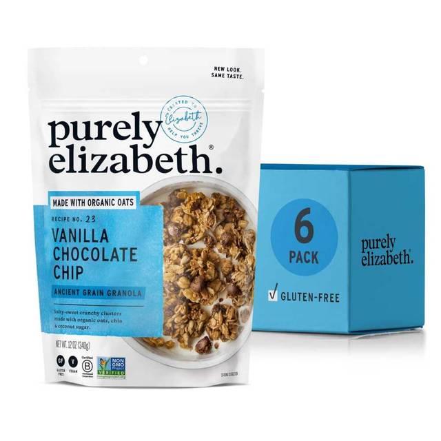 6-Pack Purely Elizabeth Ancient Grain Granola, 12 oz. (Vanilla Chocolate Chip)
