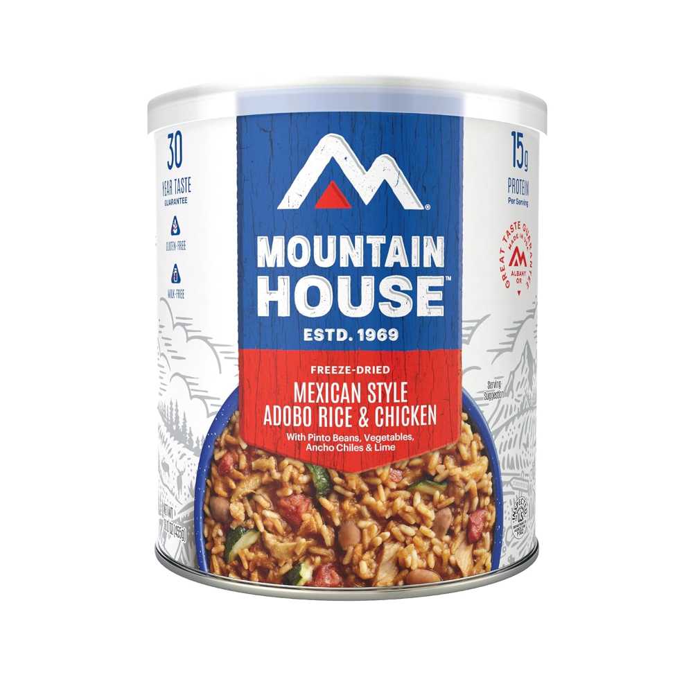 Mountain House Mexican Adobo Rice w/ Chicken #10 Can