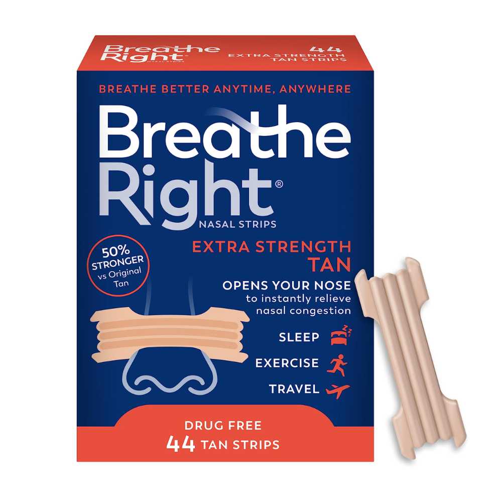Free Breathe Right Extra Strength Tan Nasal Strips Sample