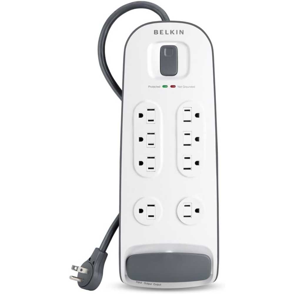 Belkin 3000J 8-Outlet Surge Protector w/ Telephone Protection