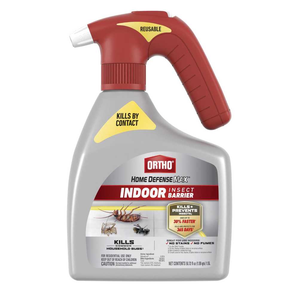 Prime: Ortho Home Defense Max Indoor Insect Barrier Battery-Powered Sprayer, 1.5L