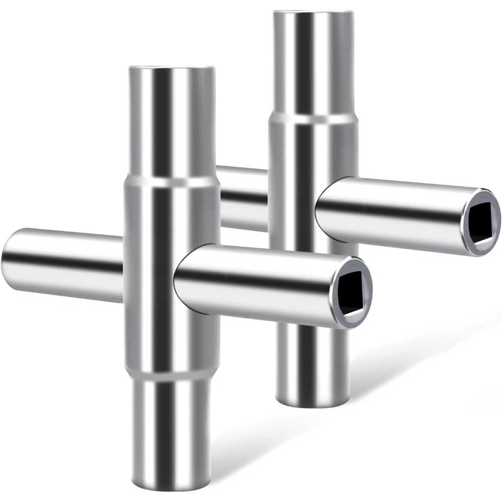 2-Pack 4-Way Sillcock Water Key