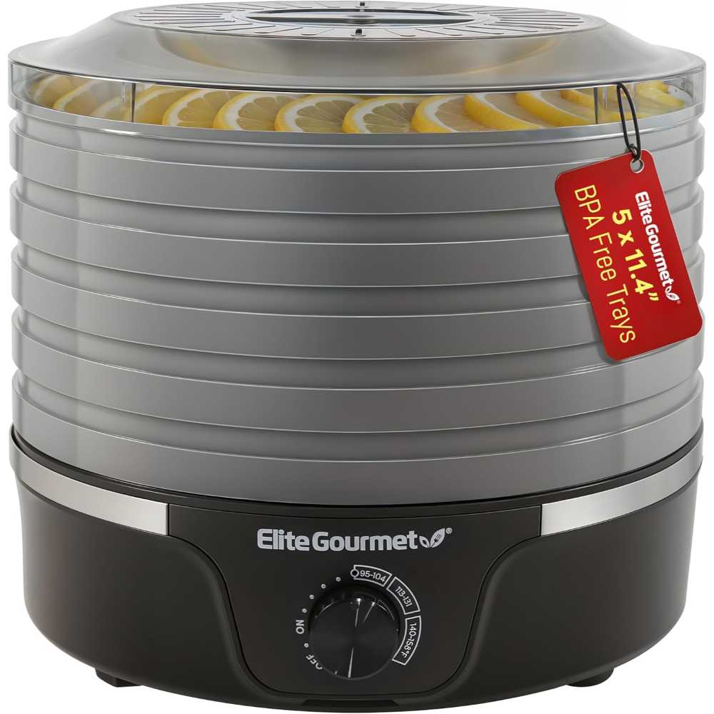 Elite Gourmet 5-Tray Food Dehydrator
