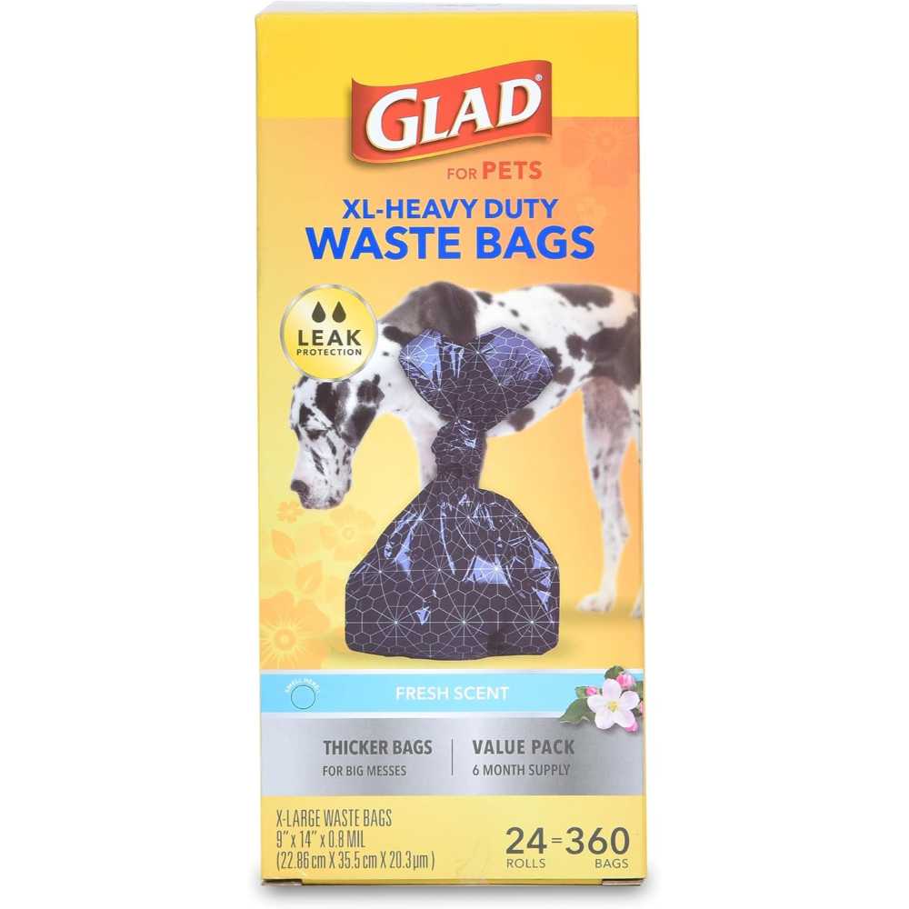 360-Pack Glad XL Heavy Duty Dog Waste Bags