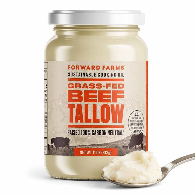 Prime BOGO: 2-Pack Forward Farms Grass-Fed Beef Tallow, 11 oz.