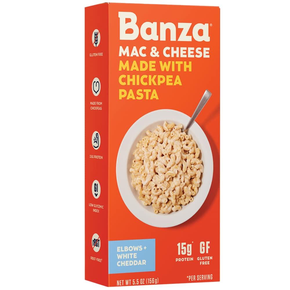 6-Pack Banza Chickpea Mac & Cheese (Elbows with White Cheddar)