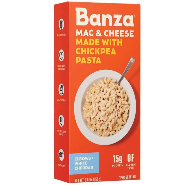 6-Pack Banza Chickpea Mac & Cheese (Elbows with White Cheddar)