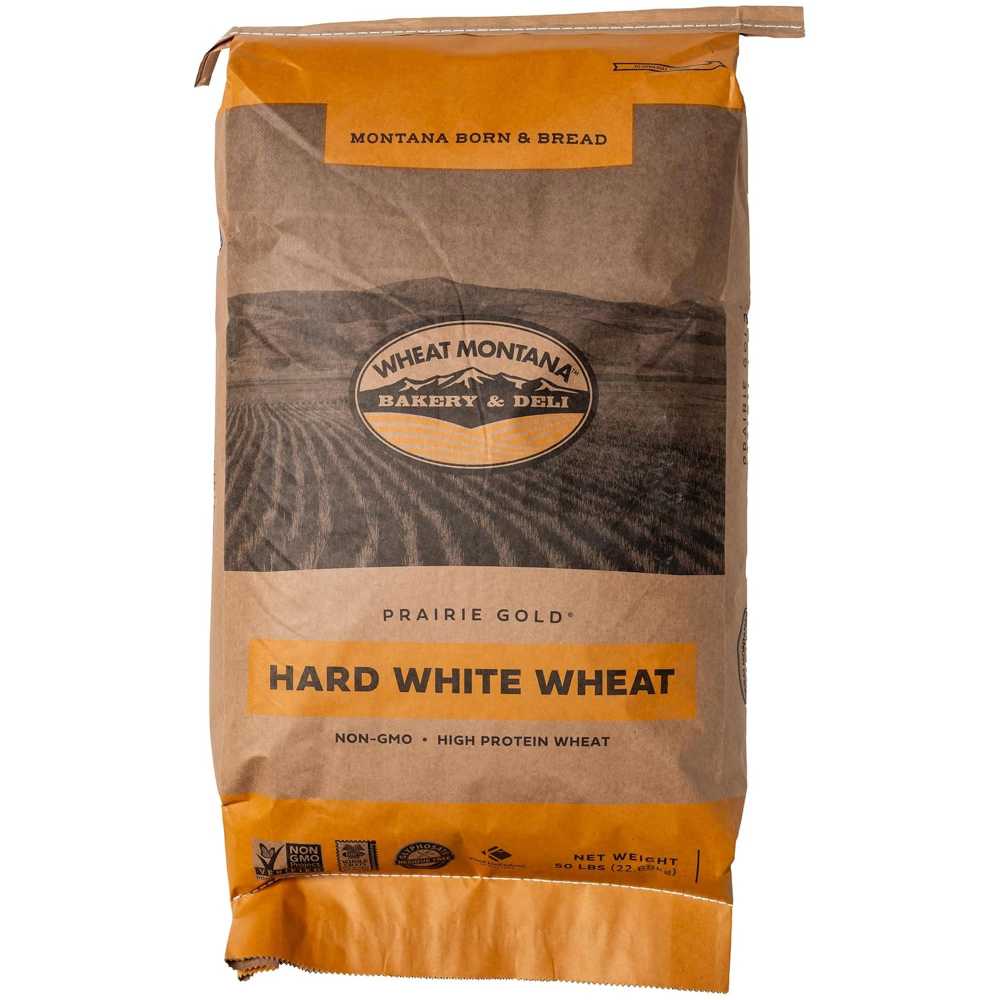 Wheat Montana Hard White Wheat Berries, 50 lb.