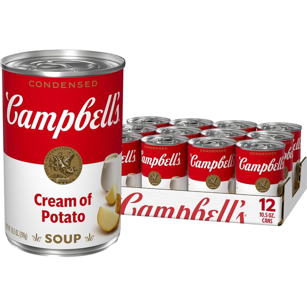 12-Pack Campbell's Condensed Cream of Potato Soup, 10.5 oz.