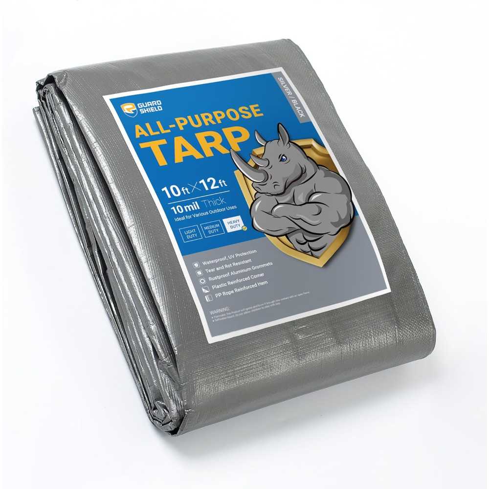 Guard Shield 10' x 12' Heavy Duty 10-Mil Tarp