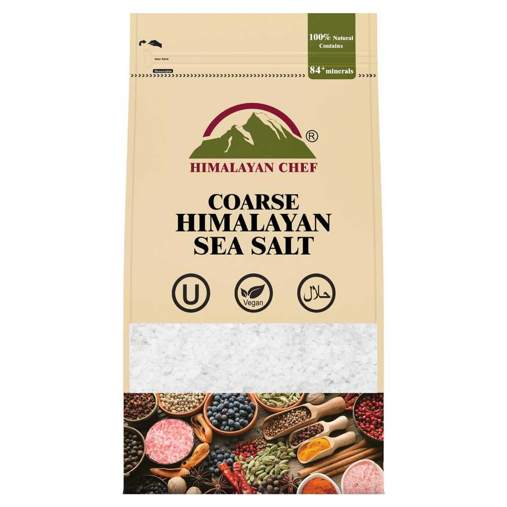 Himalayan Chef Sea Salt, 12 lbs. (Coarse)