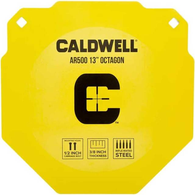 Caldwell 13" Octagon 3/8" AR500 Steel Target