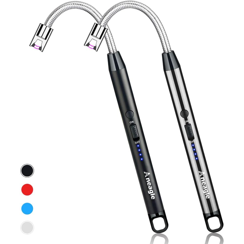 2-Pack Aneagle Rechargeable Electric Arc Lighter (Various Colors)