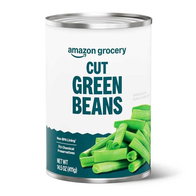 Amazon Grocery Cut Green Beans, 14.5 oz.