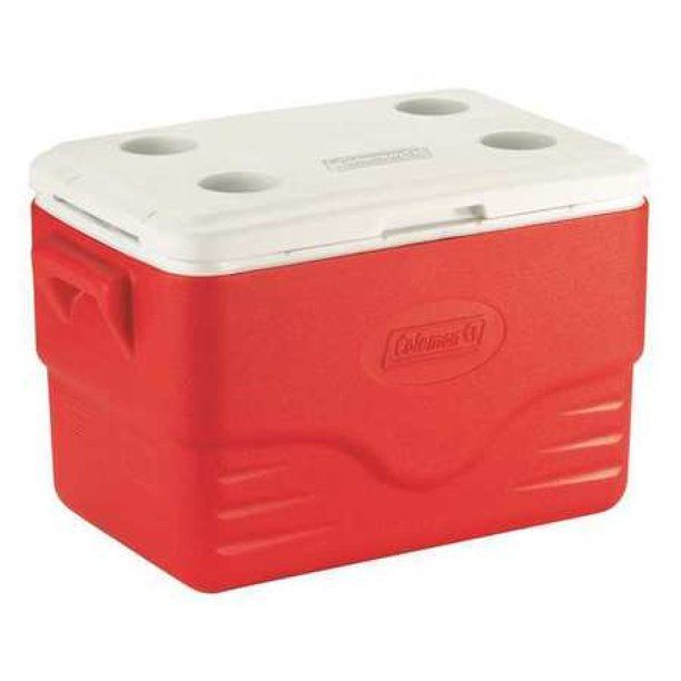 Coleman 36 Qt. Hard Sided Cooler, Red