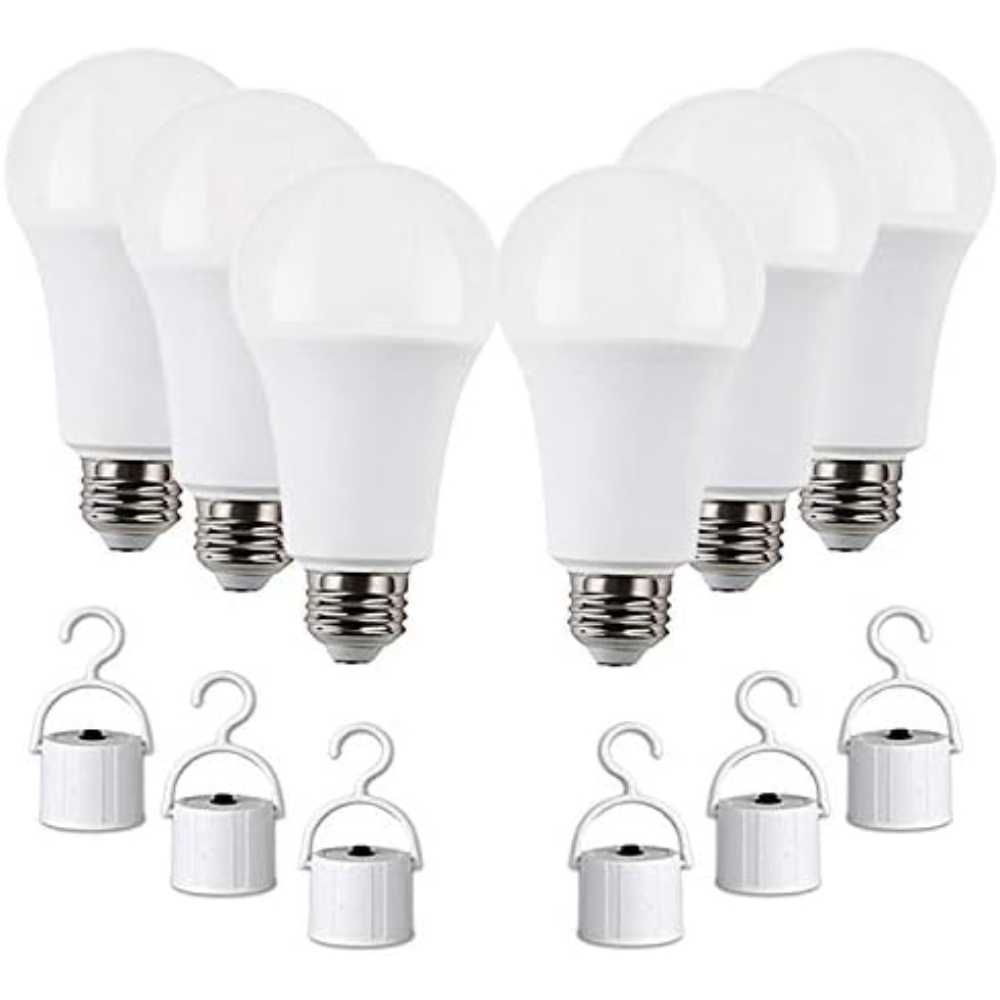 Prime Members: 6-Pack Laborate Lighting Rechargeable LED Light Bulbs