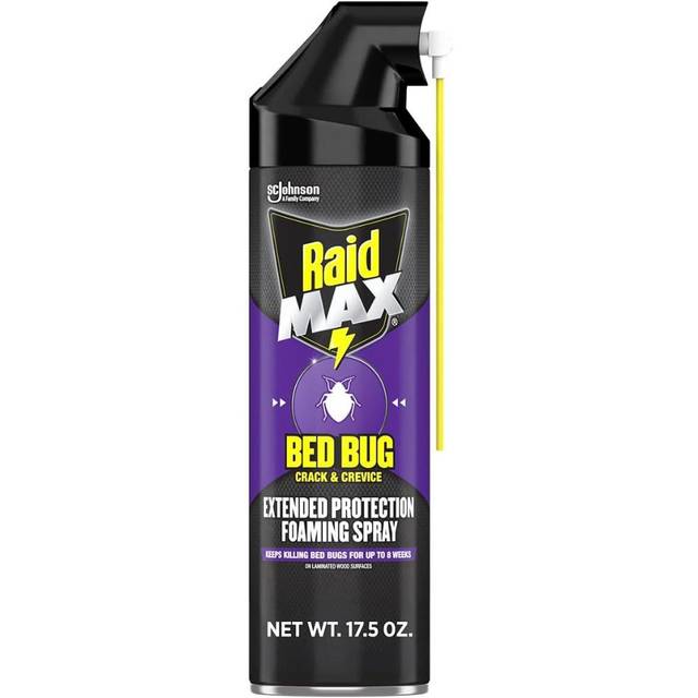 Raid Max Bed Bug Crack & Crevice Foaming Spray, 17.5 oz.
