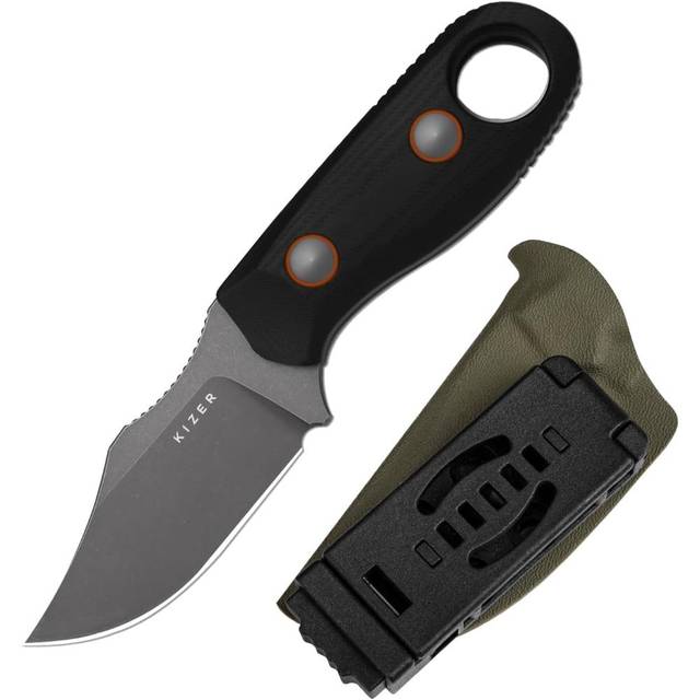 Kizer Beaver 2 2.75" Fixed Blade Knife w/ Kydex Sheath