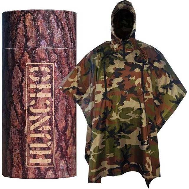 Huncho Premium Camo Hunting Ventilated Rain Poncho