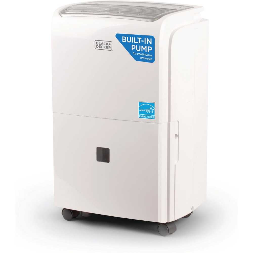 BLACK+DECKER 4,500 Sq. Ft. Dehumidifier w/ Drain Pump
