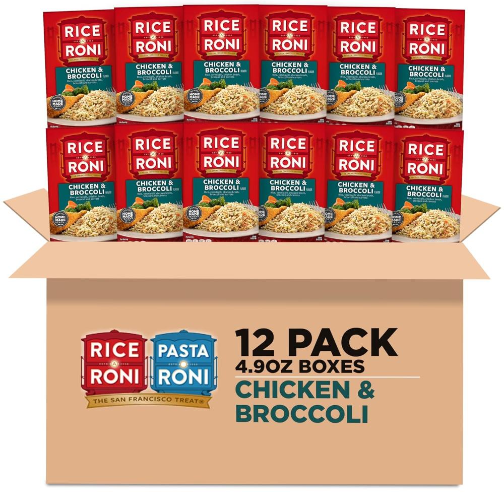 12-Pack Rice-A-Roni (Chicken And Broccoli)