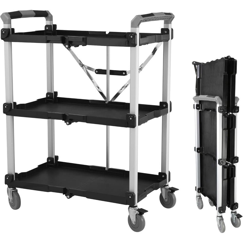 Olympia Tools Pack N Roll XL 300 lb. Collapsible Service Cart