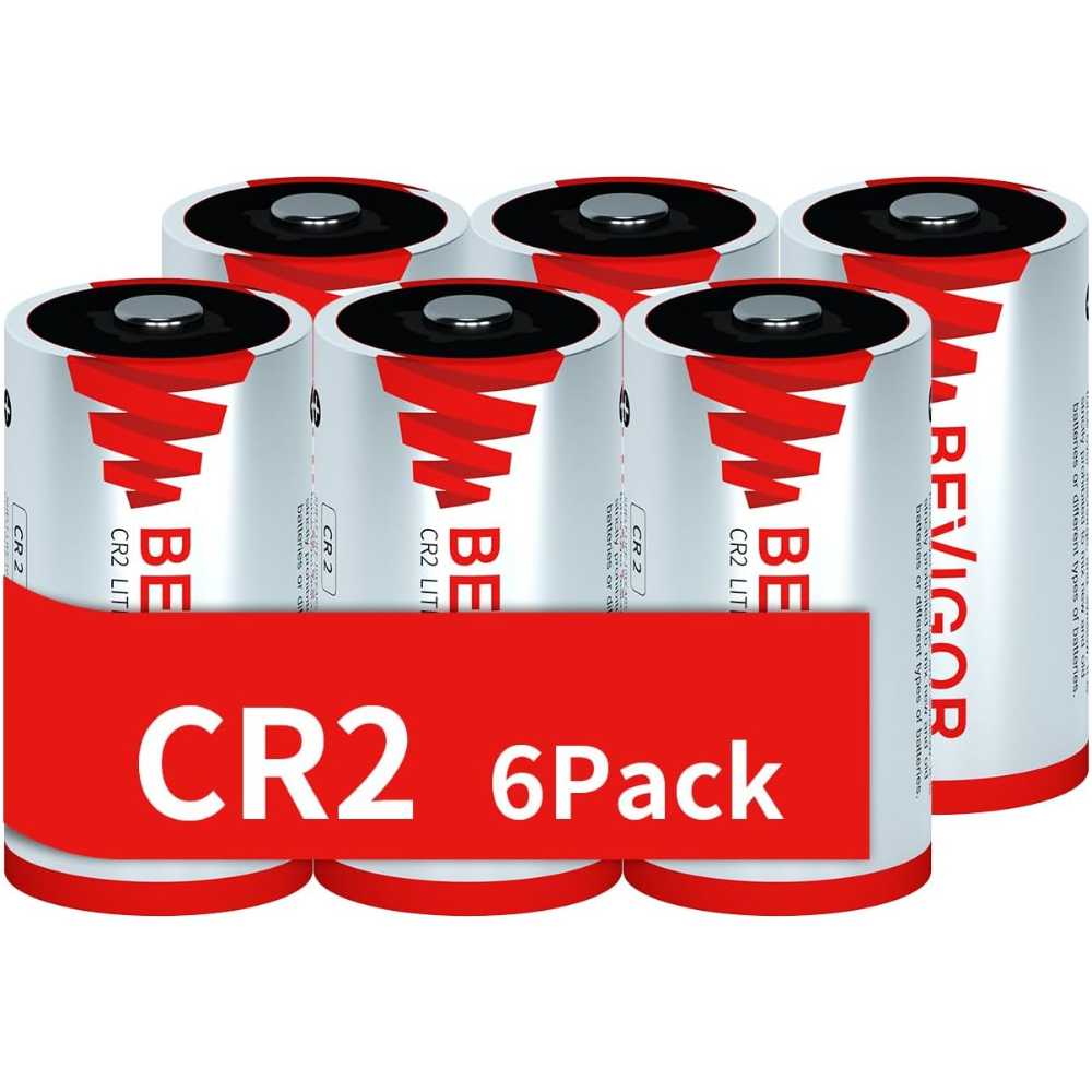 6-Pack Bevigor CR2 Lithium Batteries