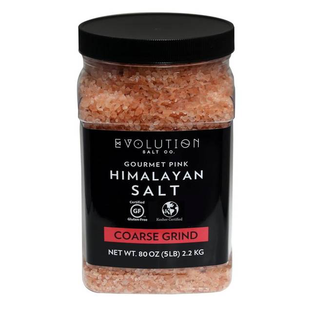 Evolution Salt Co. Himalayan Pink Salt Coarse Grind, 5 lbs.