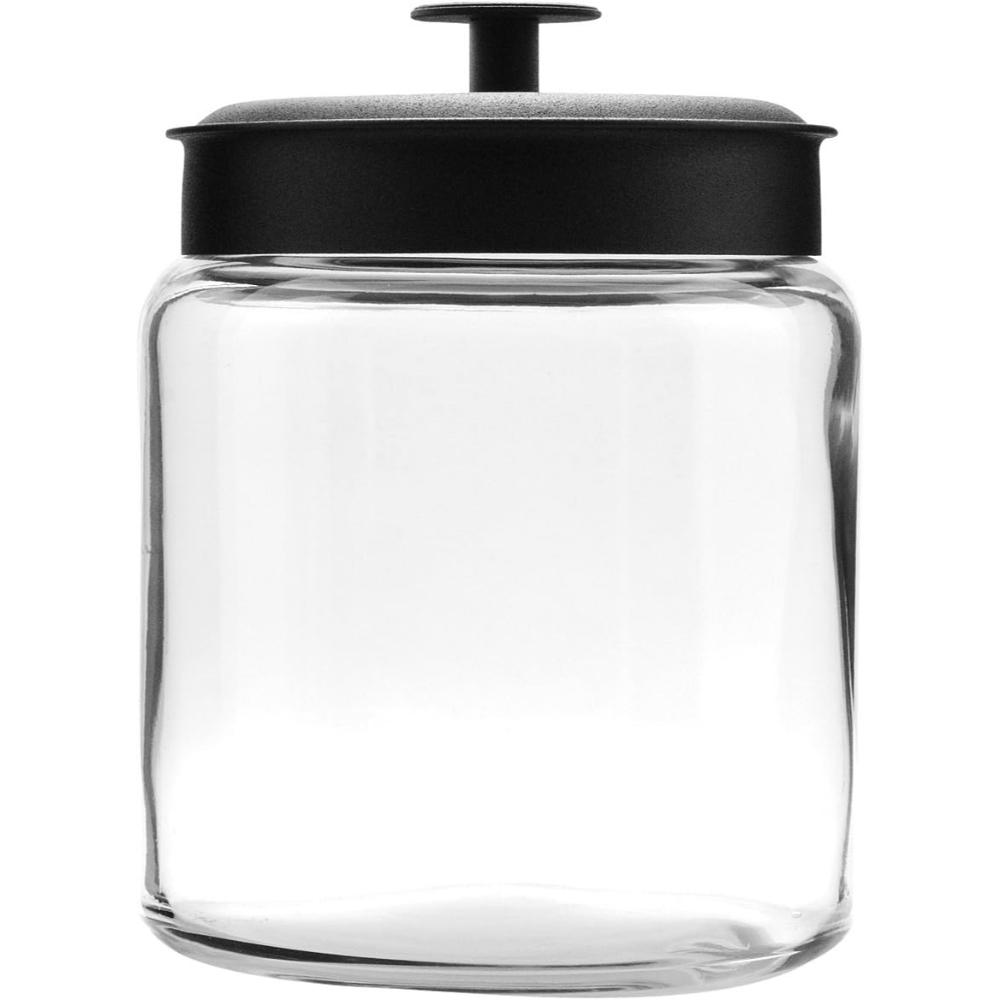 2-Pack Anchor Hocking 96 oz. Mini Montana Glass Jar w/ Lid