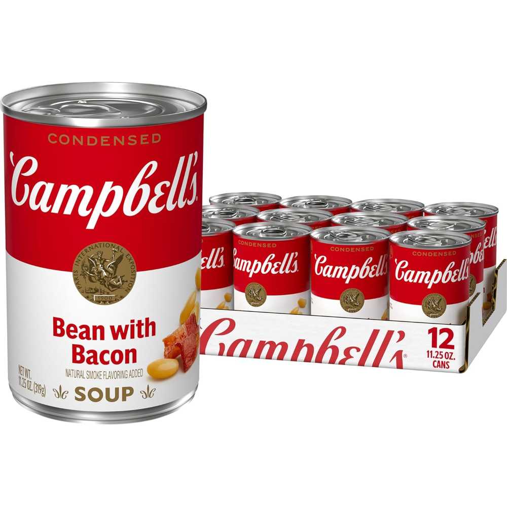 12-Pack Campbell's Condensed Bean w/ Bacon Soup, 11.25 oz.