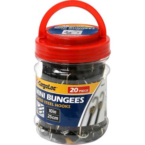 20-Pack Cargoloc 10" Mini Bungees Cords
