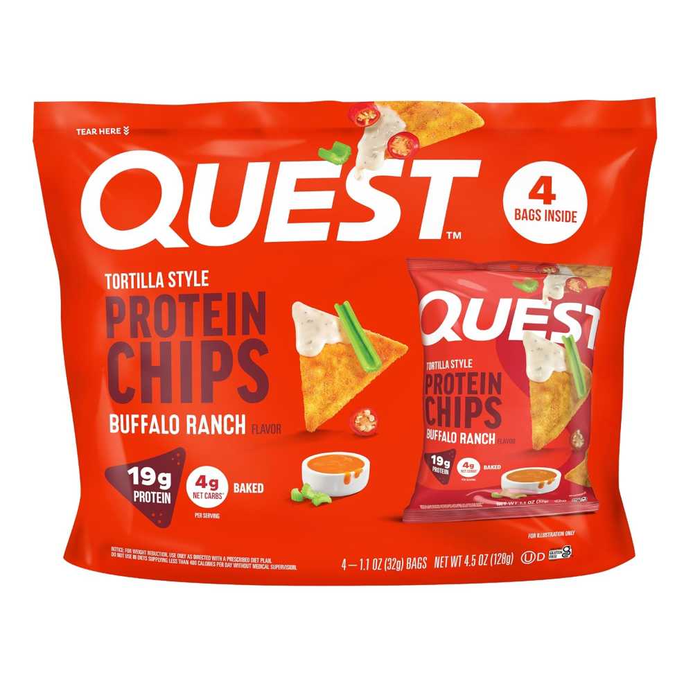 4-Pack Quest Nutrition Protein Chips (Buffalo Ranch)