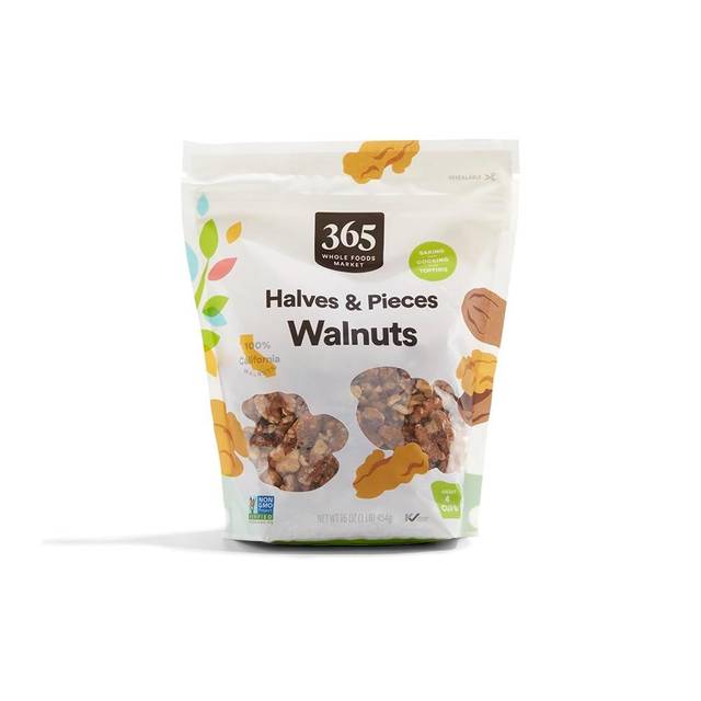 365 by Whole Foods Market Walnut Halves & Pieces, 16 oz.