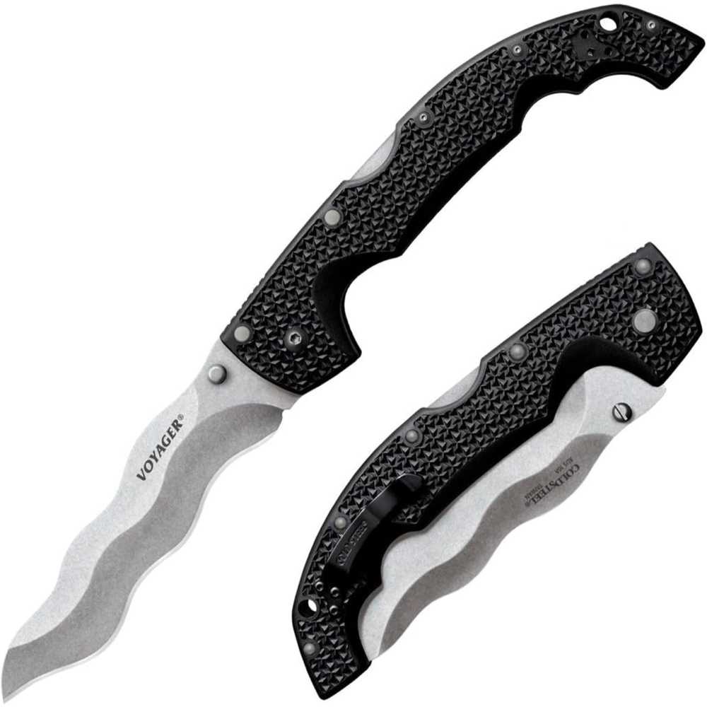 Cold Steel Voyager XL 5.5" Kris Blade Folding Knife