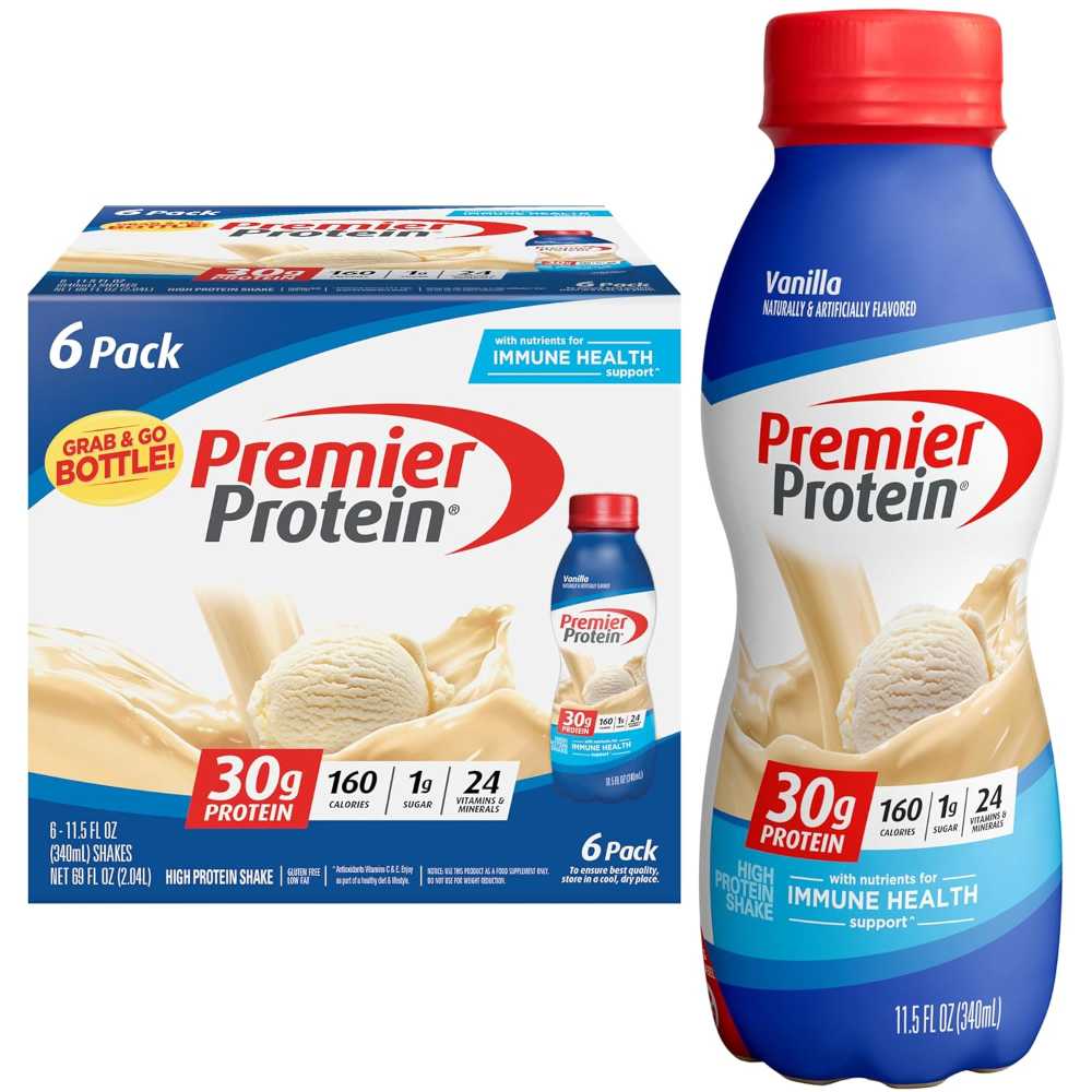 6-Pack Premier Protein Shake, 11.5 oz. (Vanilla)