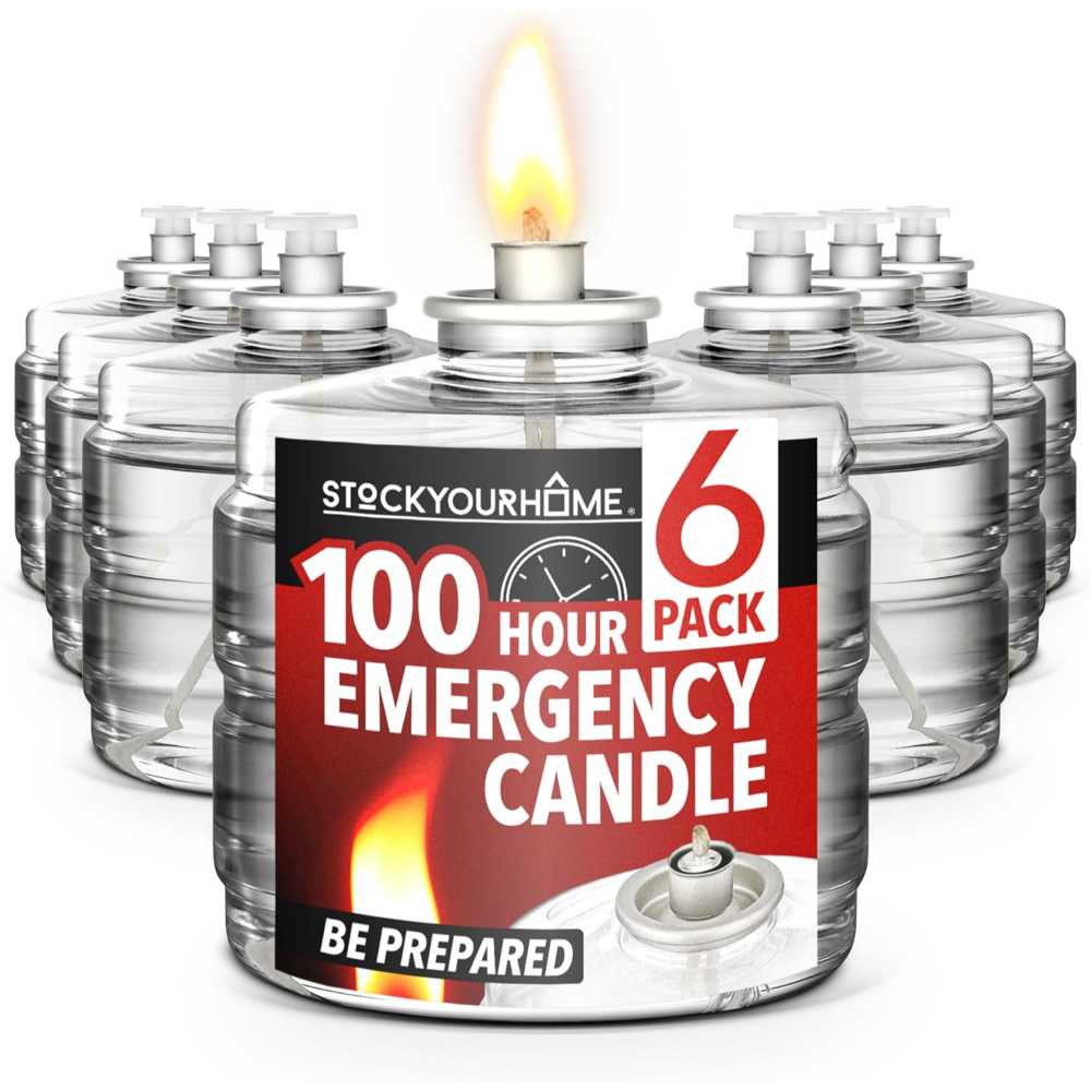 6-Pack Stock Your Home 100-Hour Candle