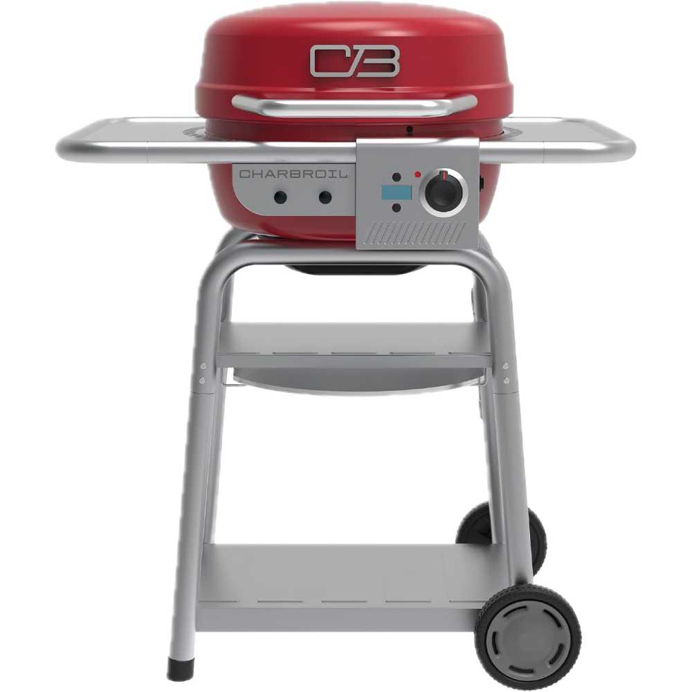 Charbroil 3-in-1 Dual Fuel Bistro Pro Electric Grill & Griddle w/ Charcoal Mode