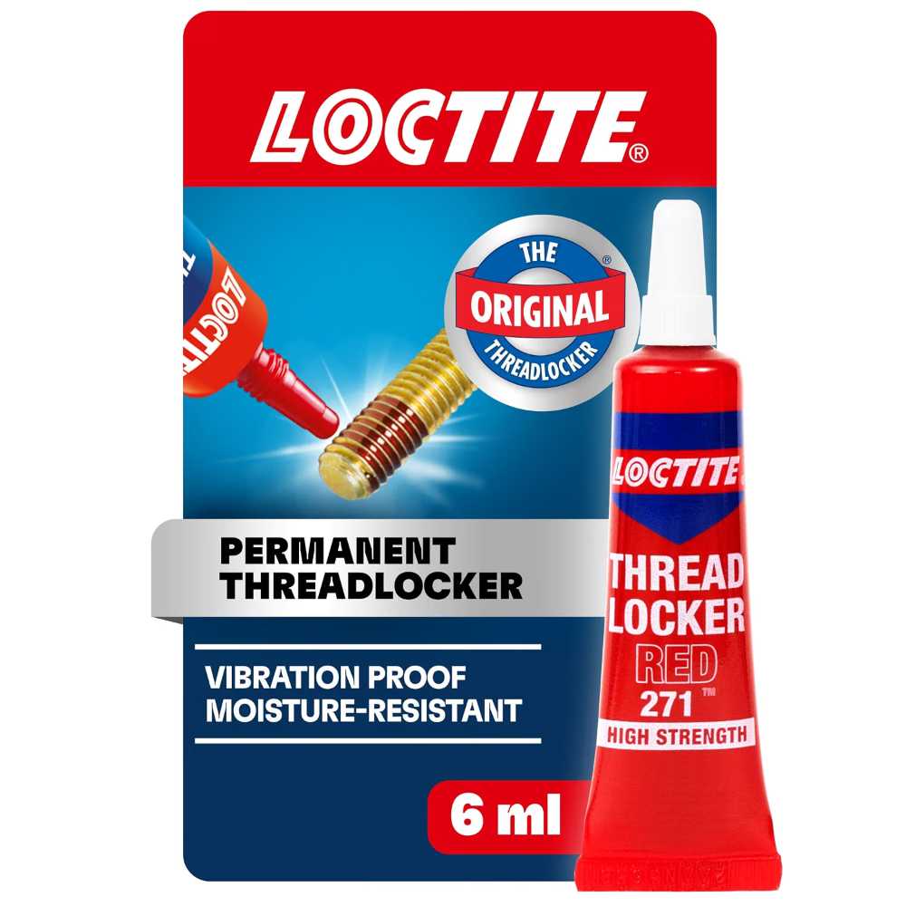 Loctite High-Strength Threadlocker Red 271, 6 ml.
