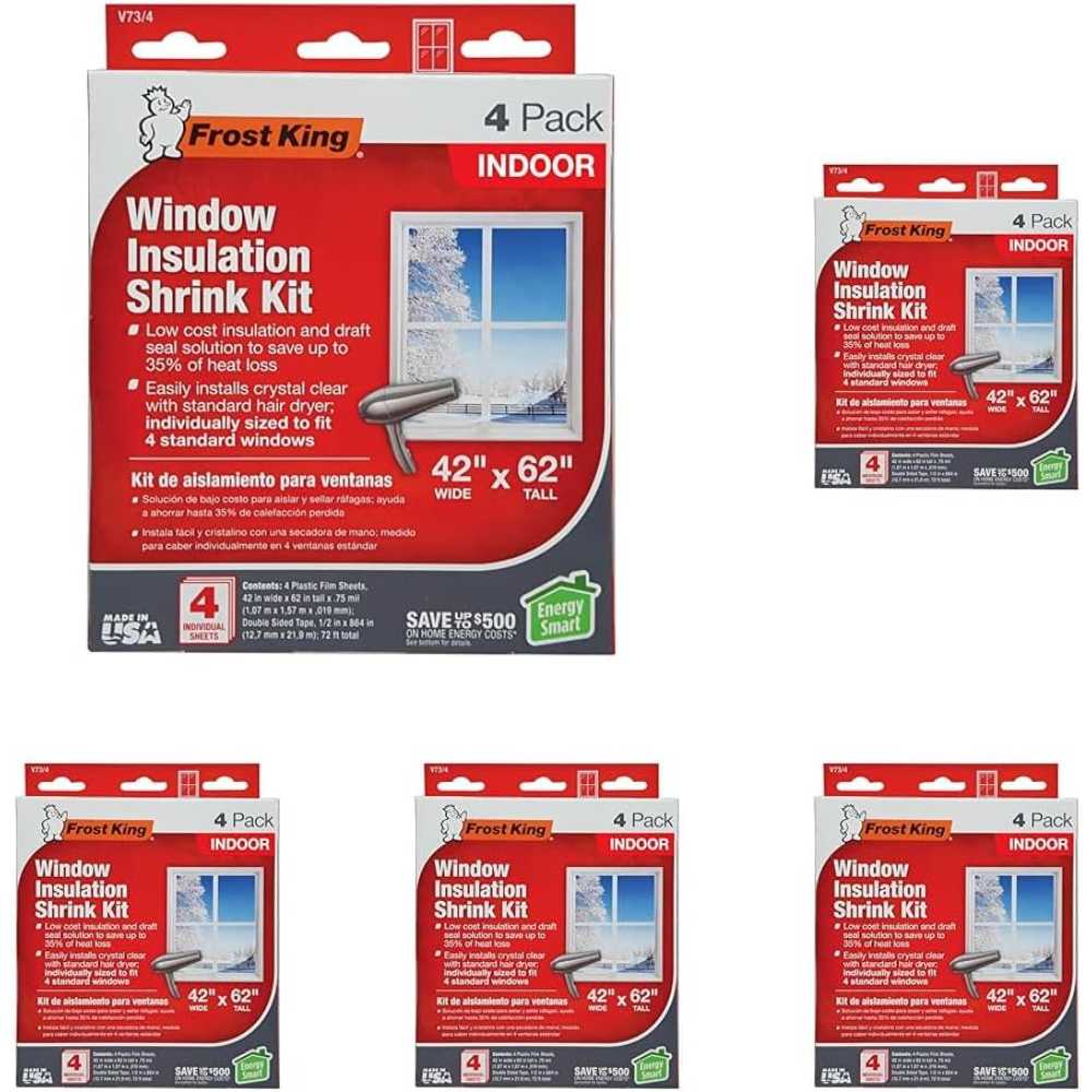 20-Pack Frost King Window Insulation Shrink Kit
