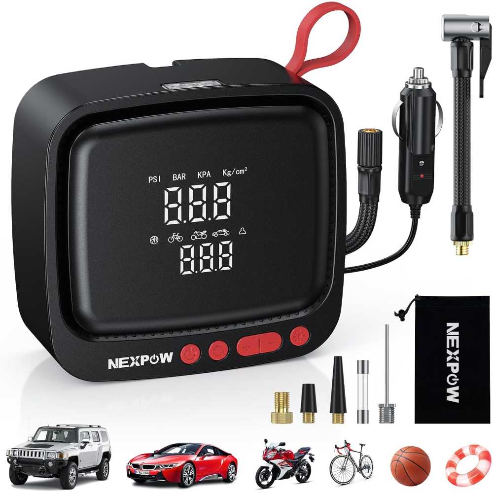 Nexpow 150 PSI DC Air Compressor Tire Inflator