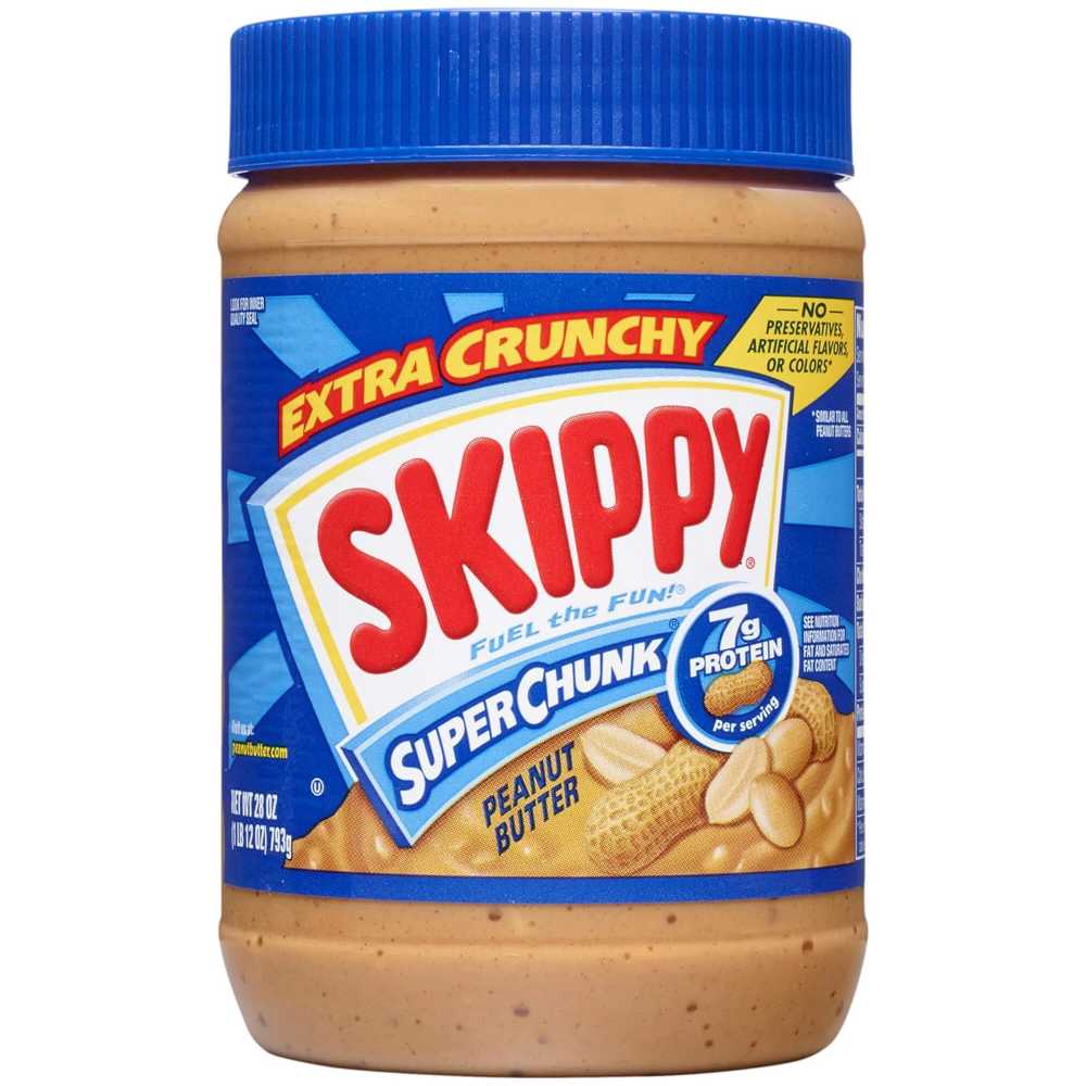 12-Pack Skippy Chunky Peanut Butter, 28 oz.