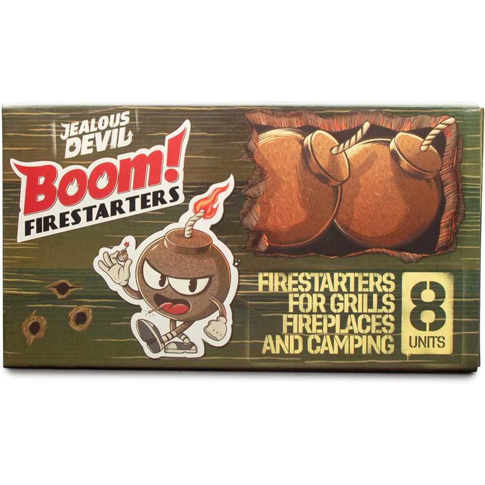 8-Pack Jealous Devil Boom! Waterproof 20-Minute Firestarters