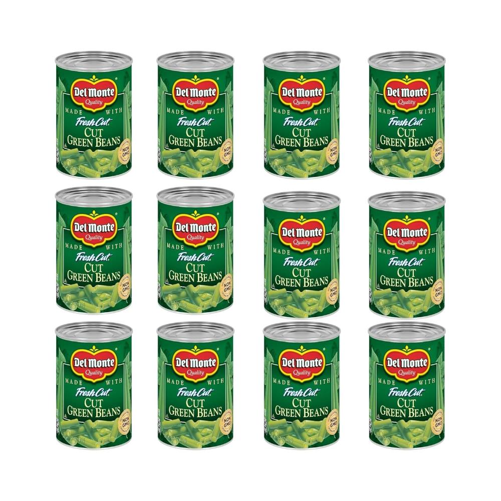 12-Pack Del Monte Fresh Cut Blue Lake Cut Green Beans, 14.5 oz.