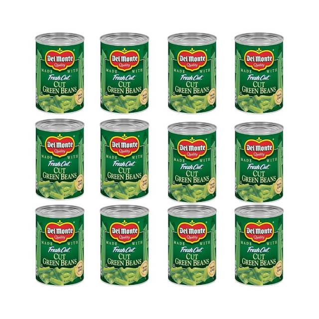 12-Pack Del Monte Fresh Cut Blue Lake Cut Green Beans, 14.5 oz.